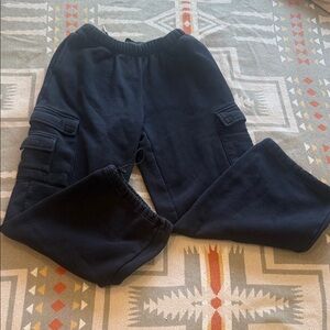 YoungLA Black Flare Cargo Pants